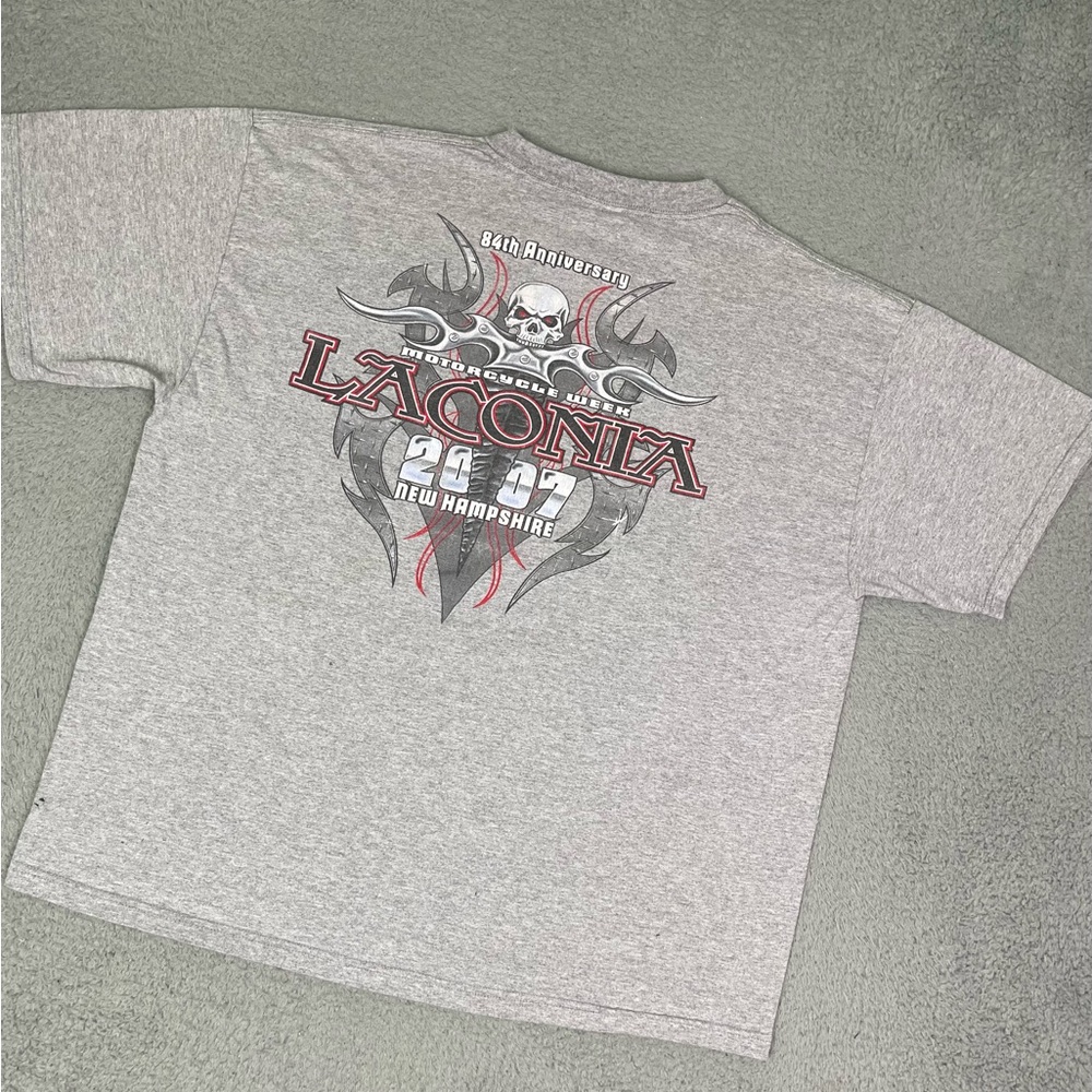Vintage laconic biker T-shirt‎
